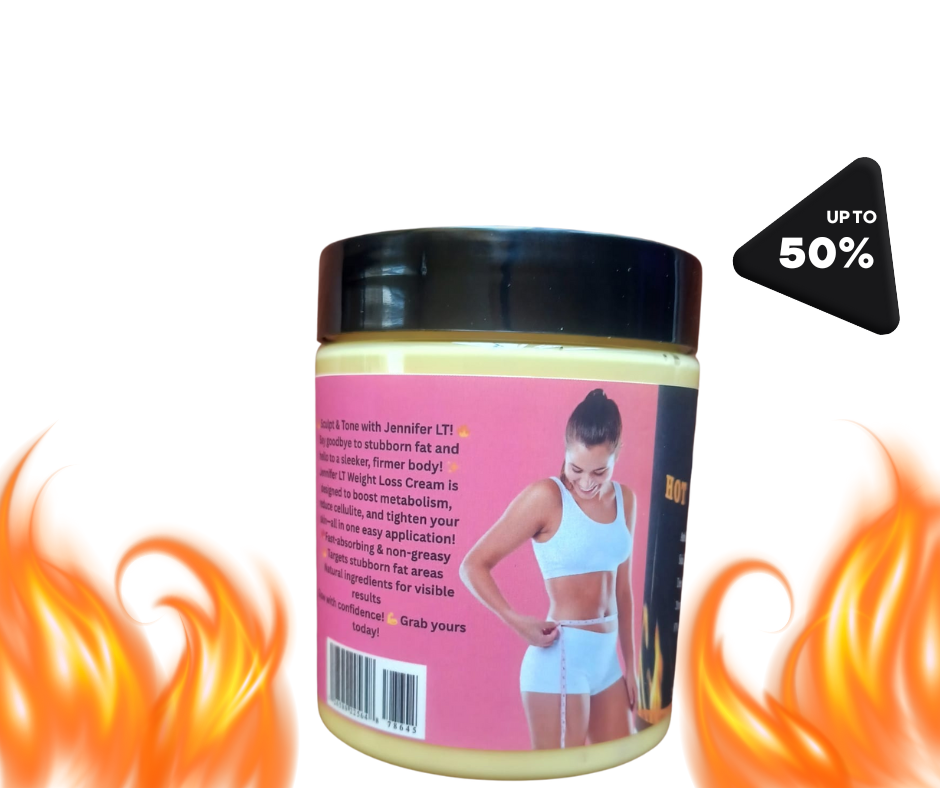 🔥 Natural Slimming Hot Cream – Fat Burning Gel for Waist, Belly & Cellulite