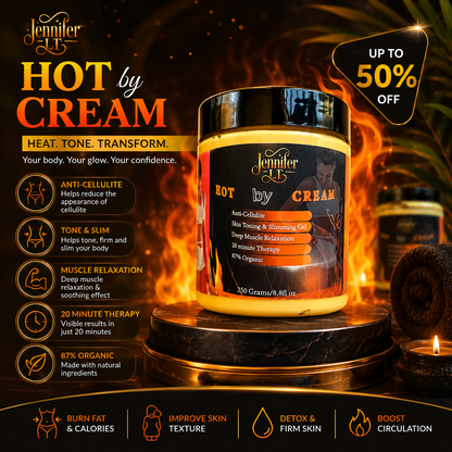 🔥 Natural Slimming Hot Cream – Fat Burning Gel for Waist, Belly & Cellulite
