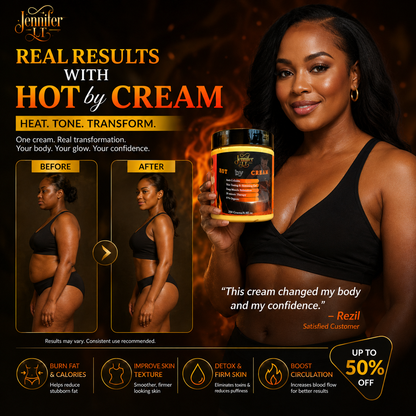 🔥 Natural Slimming Hot Cream – Fat Burning Gel for Waist, Belly & Cellulite